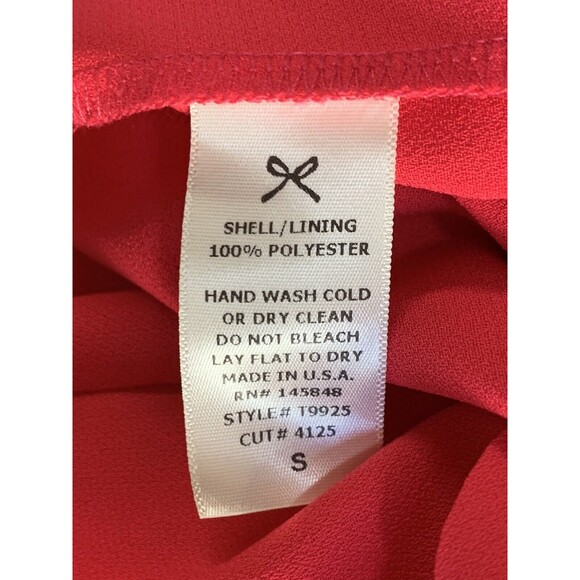 Everly Anthropologie Women Small Bright Pink/Red Tank Top Blouse Basic Shirt - Picture 6 of 6